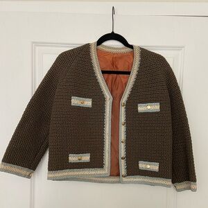 Vintage Knitted cardigan, Size S